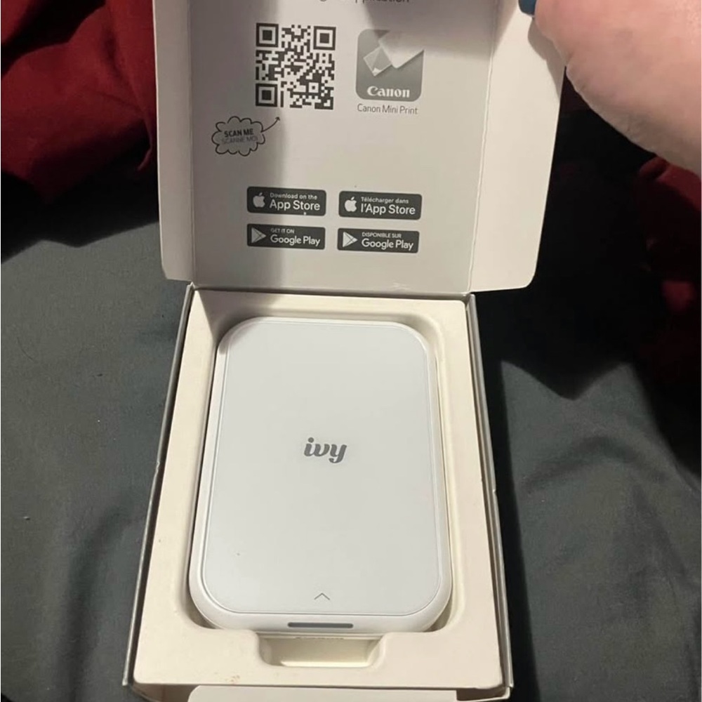 Canon Ivy White Mini Printer